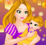 Play Rapunzel Real Care Newborn Baby Game