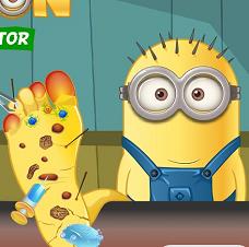 Play Minion Foot Doctor Game