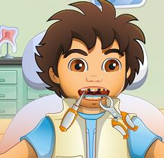 Play Diego Tooth Problems Game