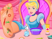 Play Princess Cinderella Foot Care Game