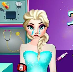 Play Elsa Flu Doctor Game