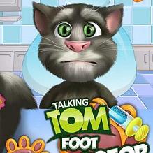 Play Talking Tom Foot Doctor Game