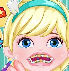 Play Baby Elsa Dental Implant Game