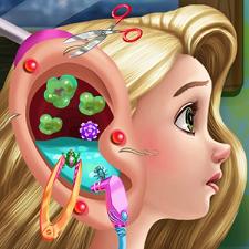 Play Rapunzel Ear Doctor Game