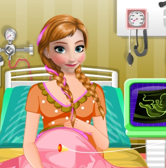 Play Frozen Anna Emergency Birth Game