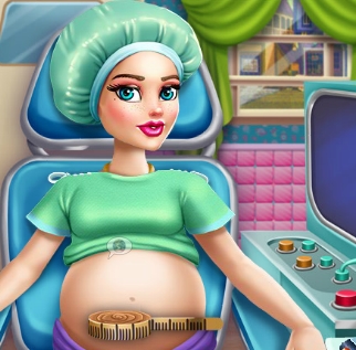 Play Mom Pregnant Check up Game