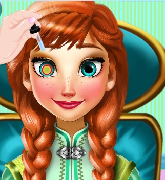 Play Anna Eye Treatment Game