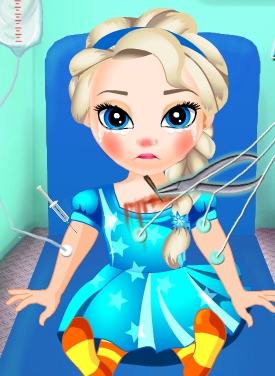 Play Baby Elsa In Ambulance Game