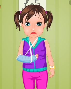 Play Little Girl Hand Problem Game