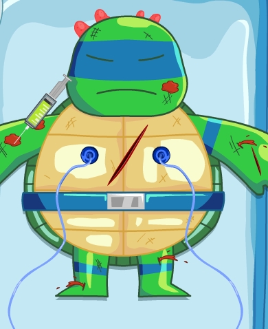 Play Ninja Turtle Doctor Game