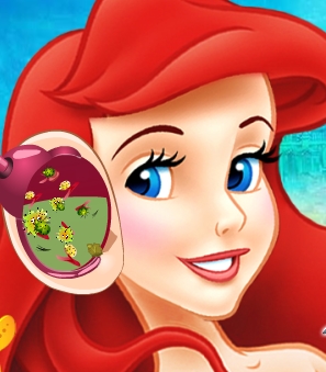 Play Ariel Ear Problems Game