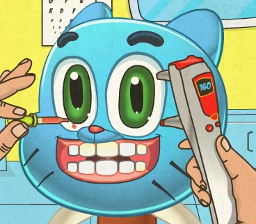 Play Gumball Eye Doctor Game