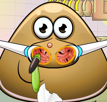 Play Pou Nose Doctor Game