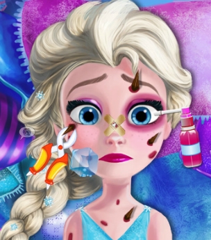 Play Injured Elsa Frozen Game