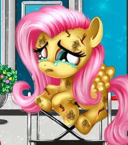 Play Little Fluttershy at the Hospital Game