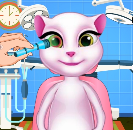 Play Talking Angela Eye Treatment Game