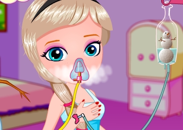 Play Baby Elsa Skin Allergy Game