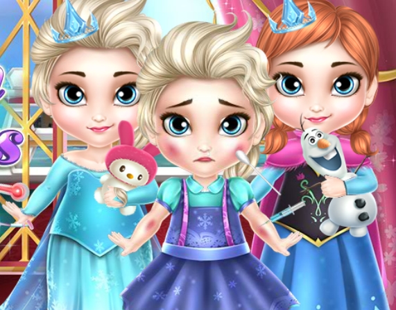 Play Frozen Babies Doctor Game