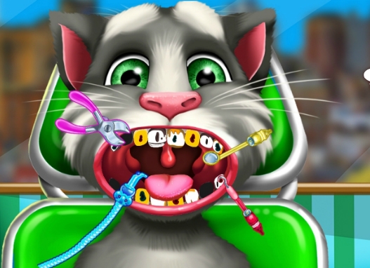 Play Talking Tom Dentist Appointment Game