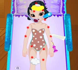 Play Baby Snow White Frozen Hospital Game