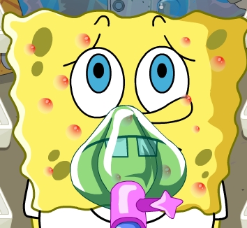 Play SpongeBob Burn Treatment Game