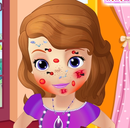 Play Princess Sofia Bees Sting Doctor Game