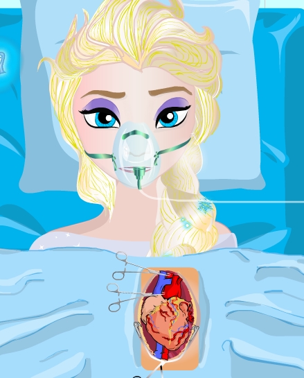 Play Elsa Heart Surgery Game