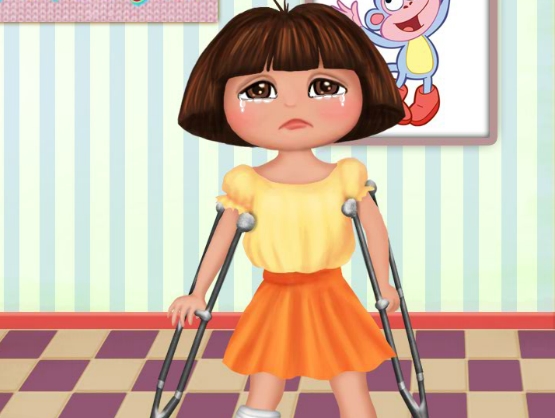 Play Dora Foot Doctor Game