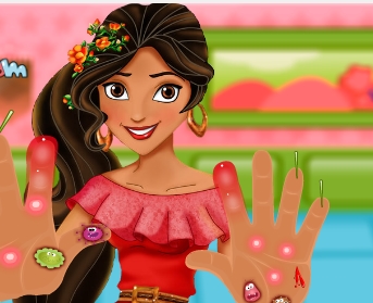 Play Elena of Avalor Hand Doctor Game