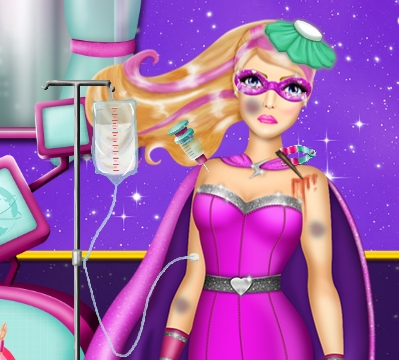 Play Super Barbie at Doctor Game