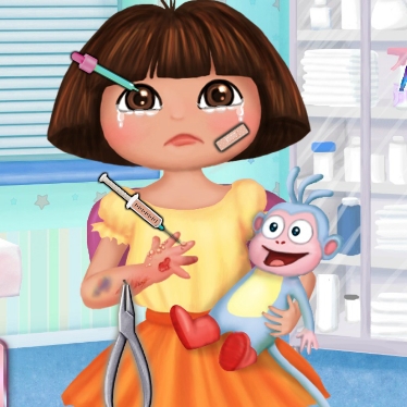 Play Dora Hand Doctor Game