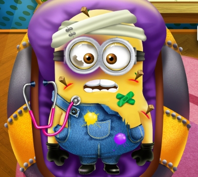 Play Minion Injured Helpame Game