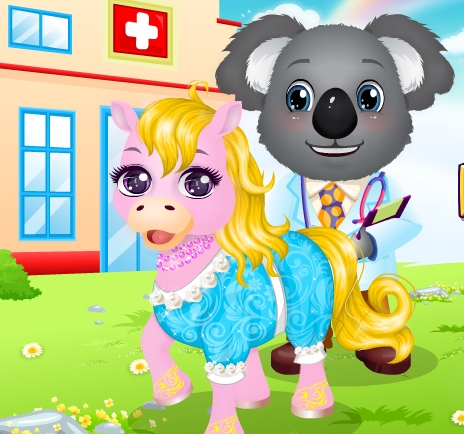 Play My Pet Doctor Baby Unicorn Game
