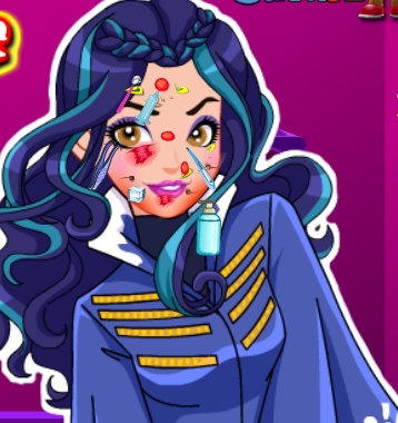 Play Evie Facial Skin Doctor Game