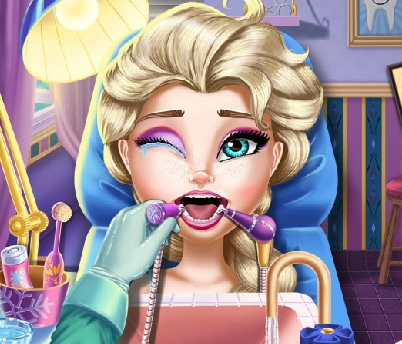 Play Elsa Real Dentist Game