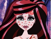 Play Draculaura Facial Treatment Game