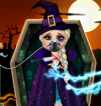 Play Elsa Halloween Emergency Game