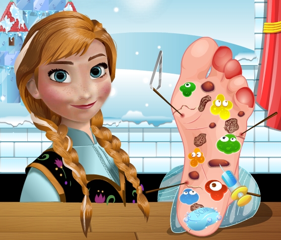 Play Anna Foot Doctor Game