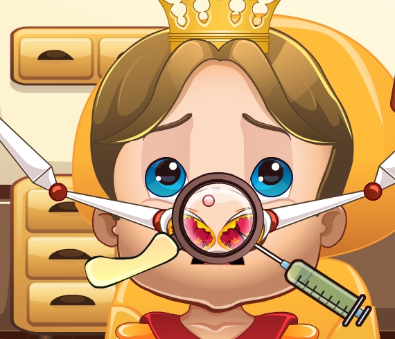 Play Royal Baby Nose Doctor Game