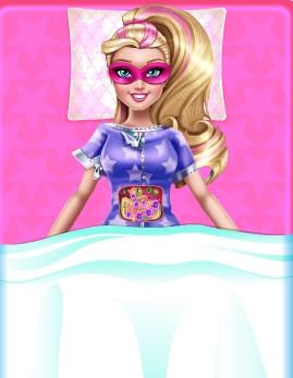 Play Super Barbie Stomach Problems Game