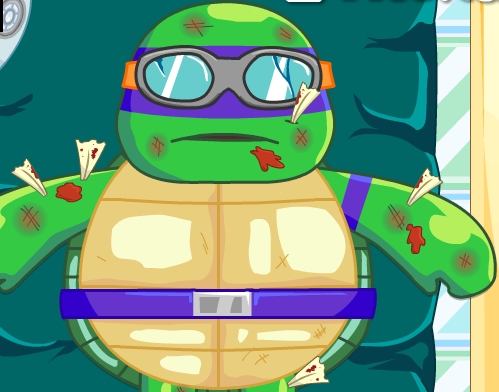 Play Ninja Turtle Spinal Surgery Game