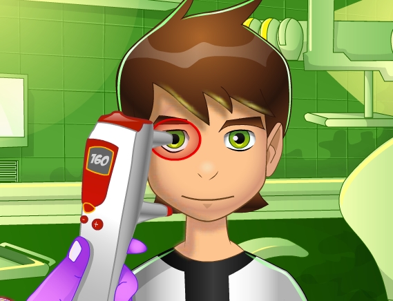 Play Ben 10 Eye Doctor Game