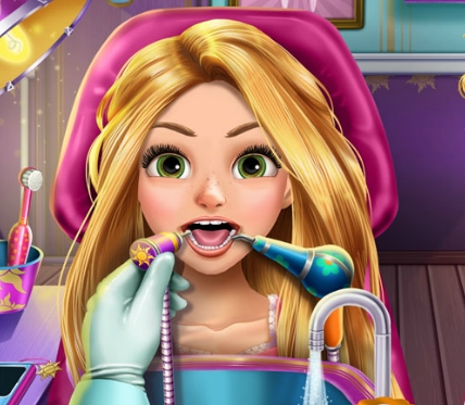 Play Rapunzel Real Dentist Skill Game