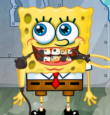 Play SpongeBob Teeth Doctor Game