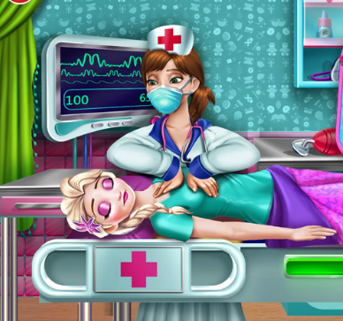 Play Elsa Resurrection Emergency Game