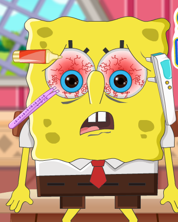 Play Spongebob Eye Treatment Game