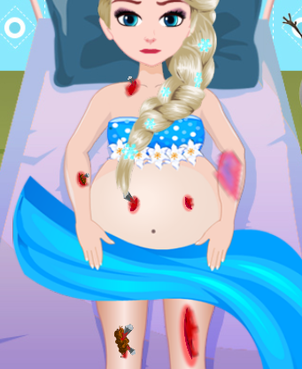 Play Pregnant Elsa Prenatal Care Game