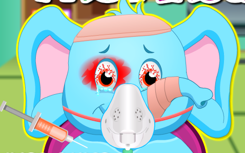 Play Baby Jumbo Face Injury Game