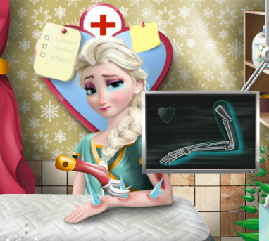 Play Elsa Hand Surgery Game