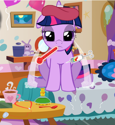 Play Twilight Sparkle Flu Treatment Game